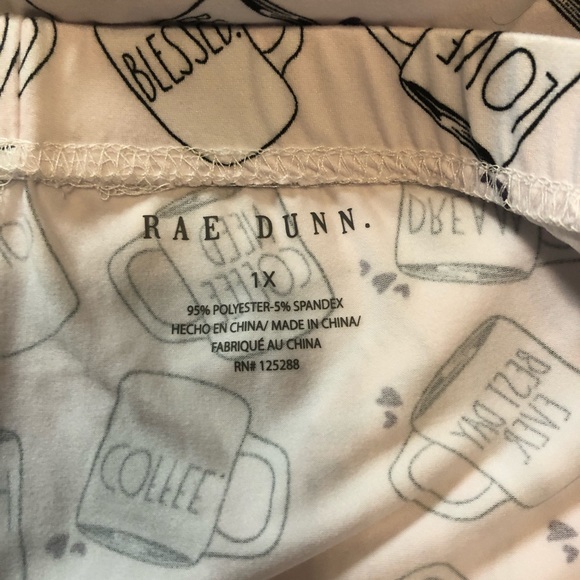 🆕 Rae Dunn Runs on Coffee ☕️ PJ Lounge Set - Picture 8 of 12